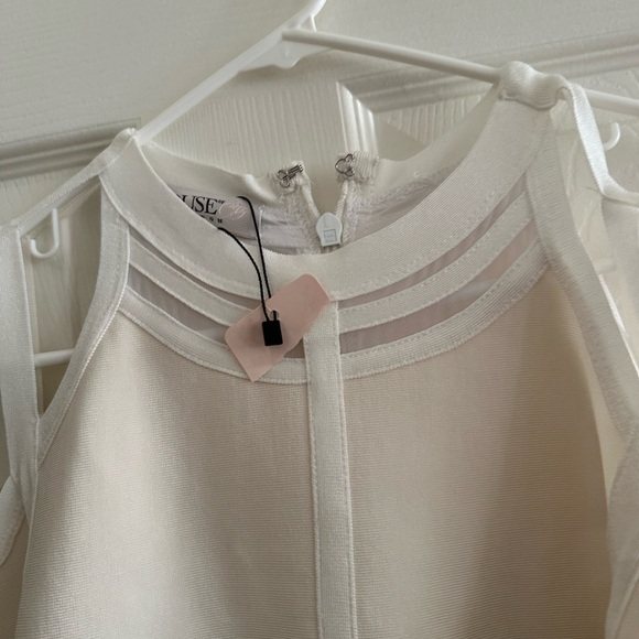 White party dress; house of CB( new with tags - Picture 3 of 3